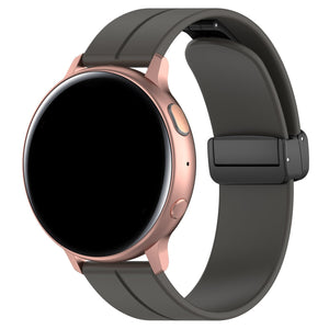 Amazfit Active 2 D-Schnalle Silikonarmband (Dunkel Grau)
