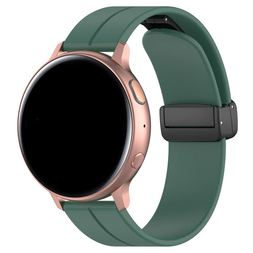 Coros Apex 42mm D-Schnalle Silikonarmband (Dunkel Grün)