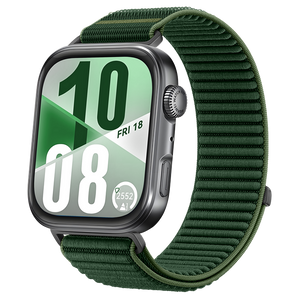 Huawei Watch Fit 5 Pro Wave Nylon Strap (Dark Green)