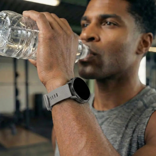 Bandz Garmin Vivoactive 4s Silicone Strap 'Deluxe' (Grey)