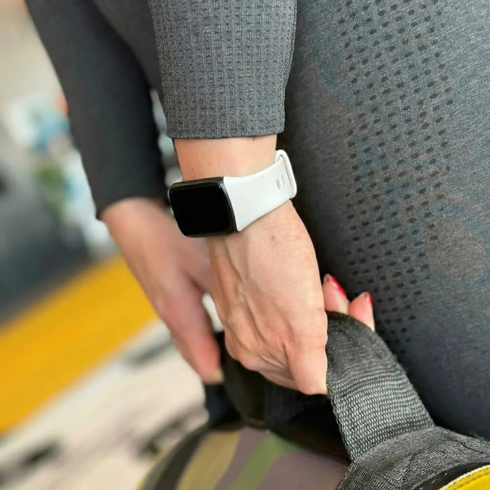 Fitbit Charge 6 Silicone Strap (White)
