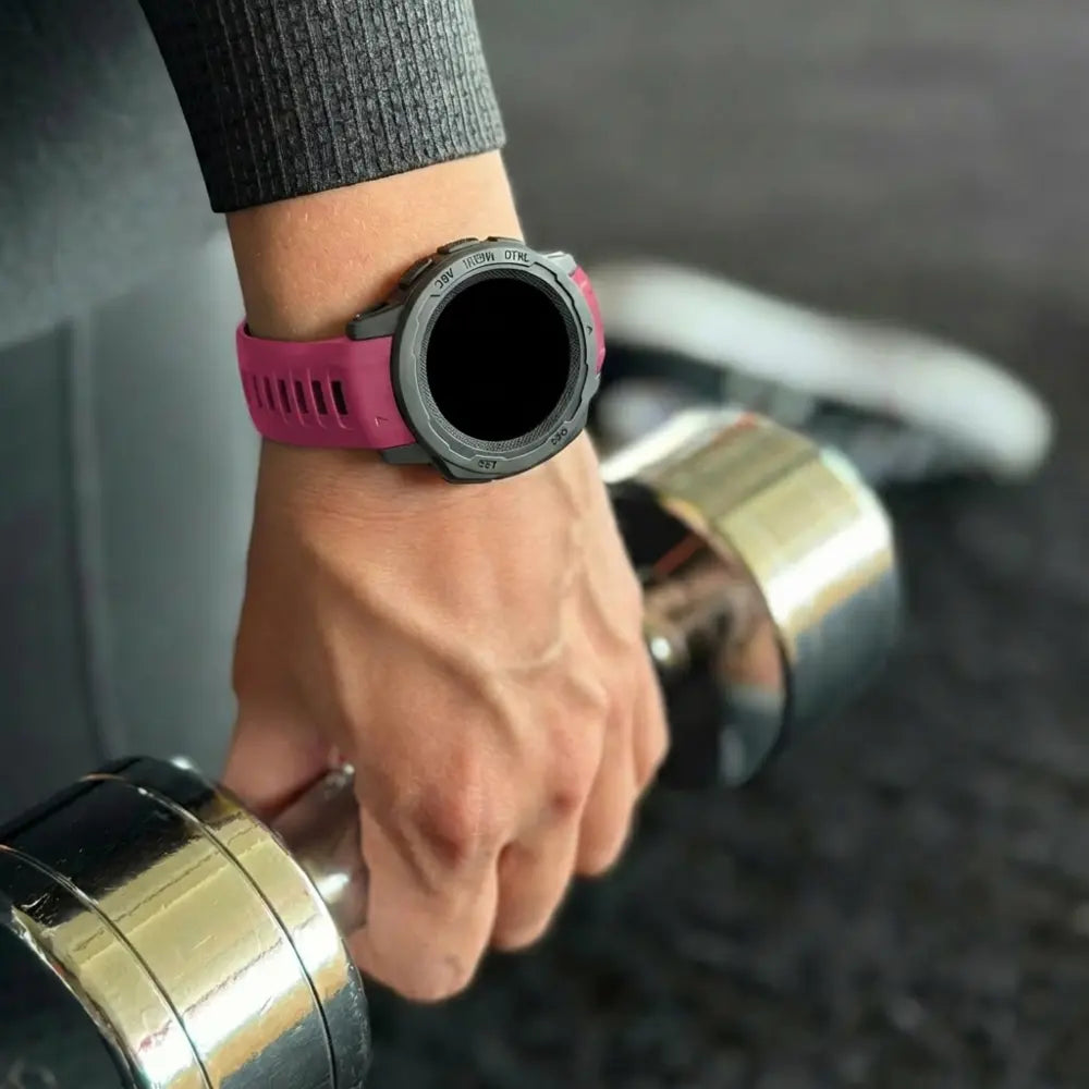 Garmin Instinct 2s Silicone Strap (Wine Red)