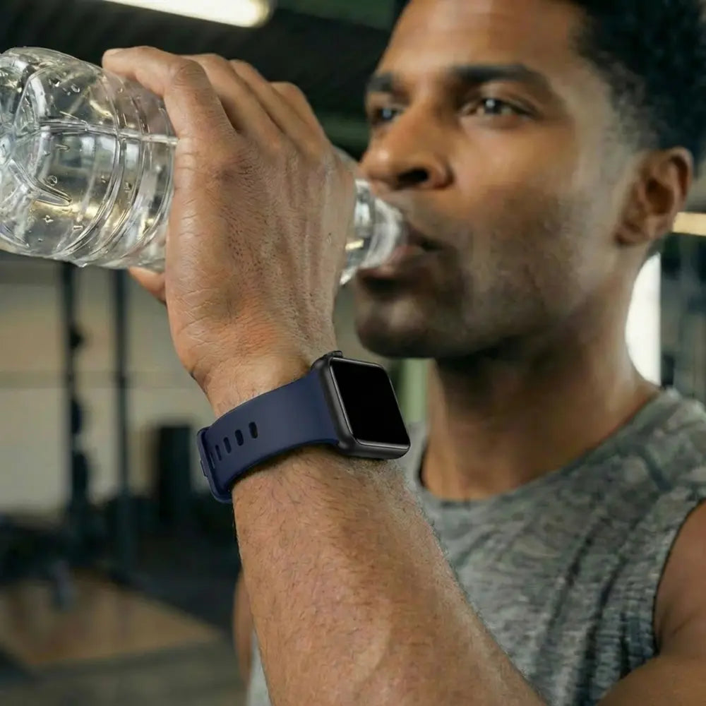 Huawei Watch Fit 2 Silicone Strap (Dark Blue)