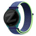 Bandz Garmin Forerunner 165 Nylon Loop Strap (Blue/Lime)