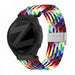 Bandz Garmin Forerunner 165 Gewebtes Nylonarmband (Regenbogen)