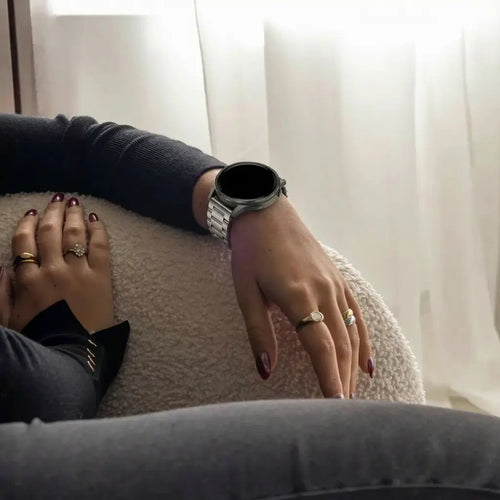 Bandz Garmin Forerunner 245 Steel Strap 'Classic' (Starlight)