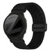 Bandz Garmin Forerunner 165 Vintage Nylonarmband (Schwarz)