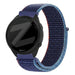 Bandz Garmin Forerunner 165 Nylon Loop Armband (Dunkel Blau Mix)