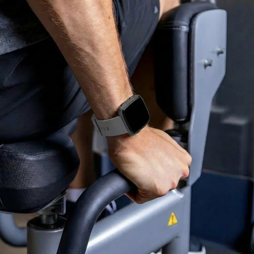 Fitbit Versa-Versa 2 Silicone Strap with Buckle (Grey)