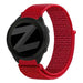 Bandz Garmin Forerunner 165 Nylon Loop Armband (Rot)