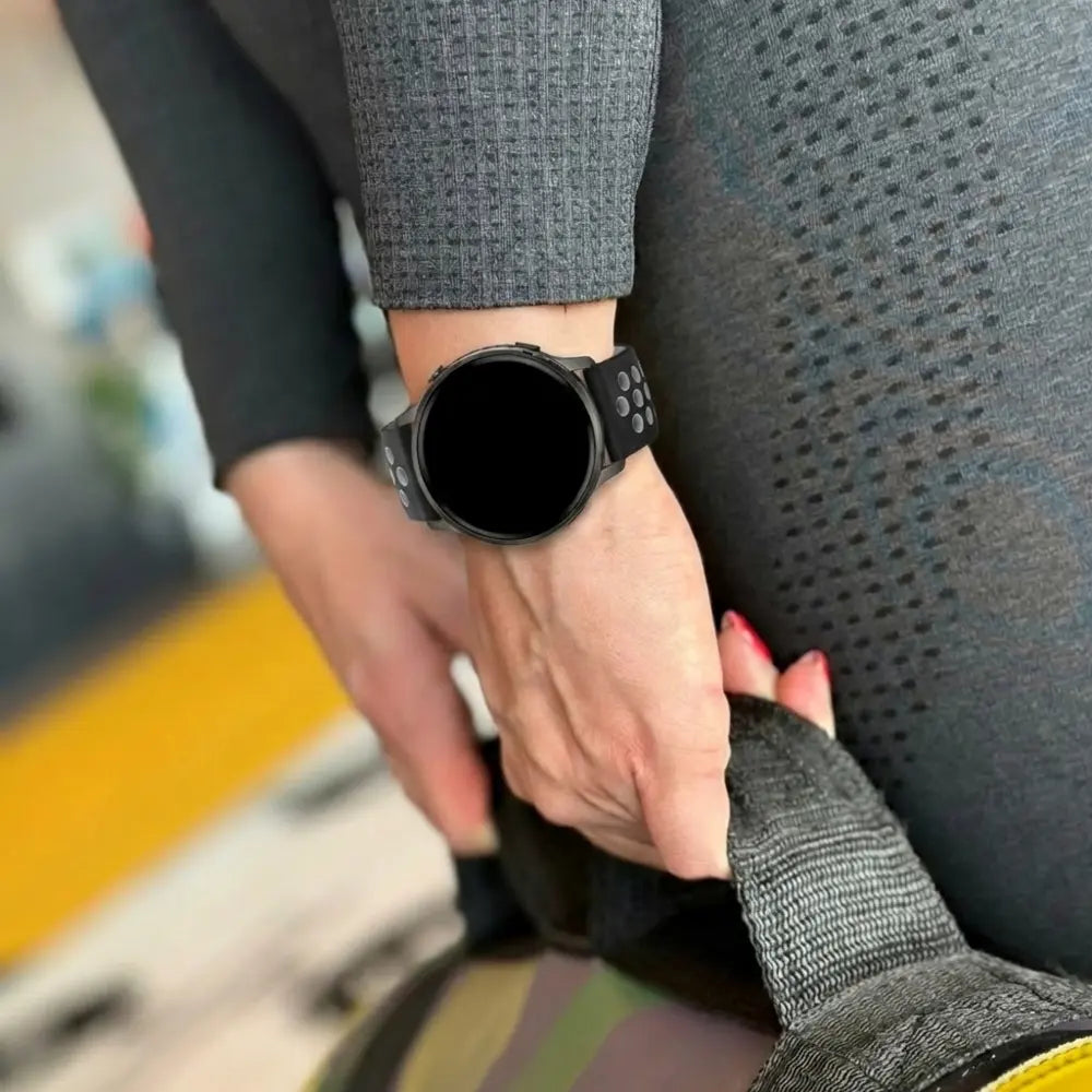 Bandz Garmin Bounce 2 Sport Strap 'Deluxe' (Black-Grey)