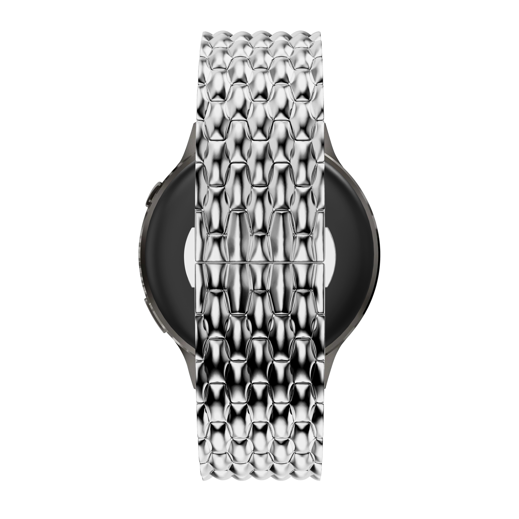 Bandz Garmin Bounce 2 Stahlarmband 'Dragon' (Silber)