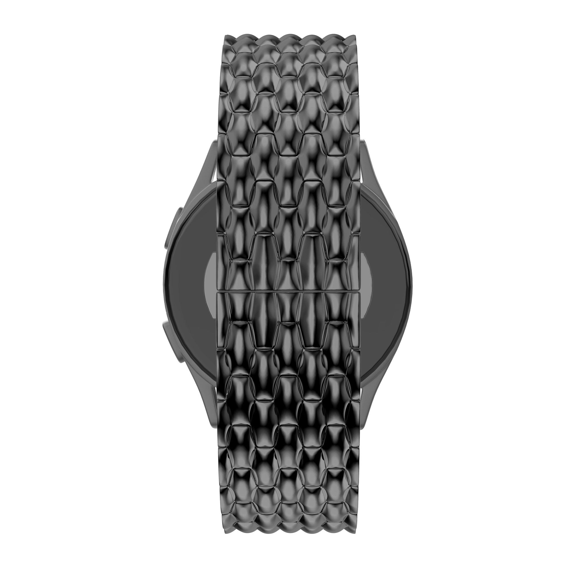 Bandz Garmin Forerunner 265 Stahlarmband 'Dragon' (Schwarz)