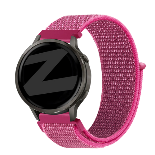 Bandz Garmin Forerunner 265s Nylon Loop Strap (Dragonfruit)