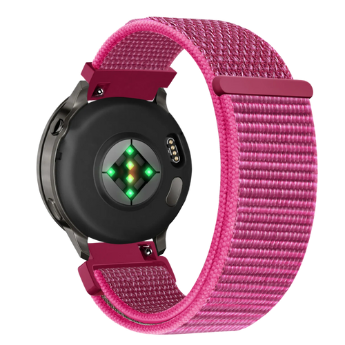 Bandz Garmin Forerunner 265s Nylon Loop Strap (Dragonfruit)