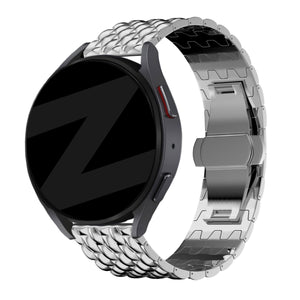 Bandz Garmin Approach S50 Steel Strap 'Dragon' (Silver)