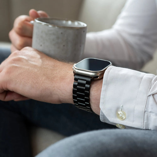 Apple Watch Stahlarmband (Dunkelgrau)