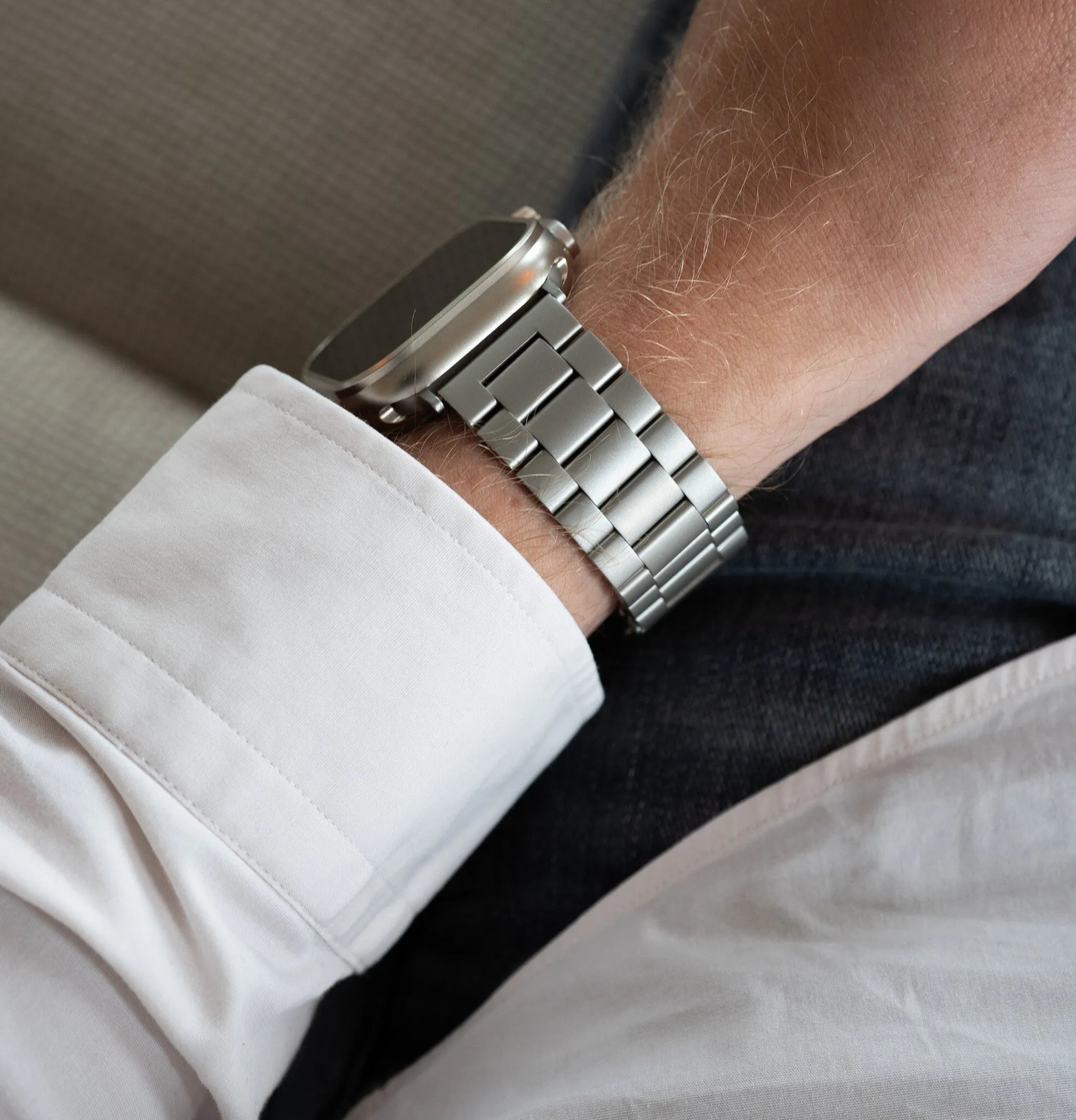 Apple Watch Stahlarmband (Titanium)