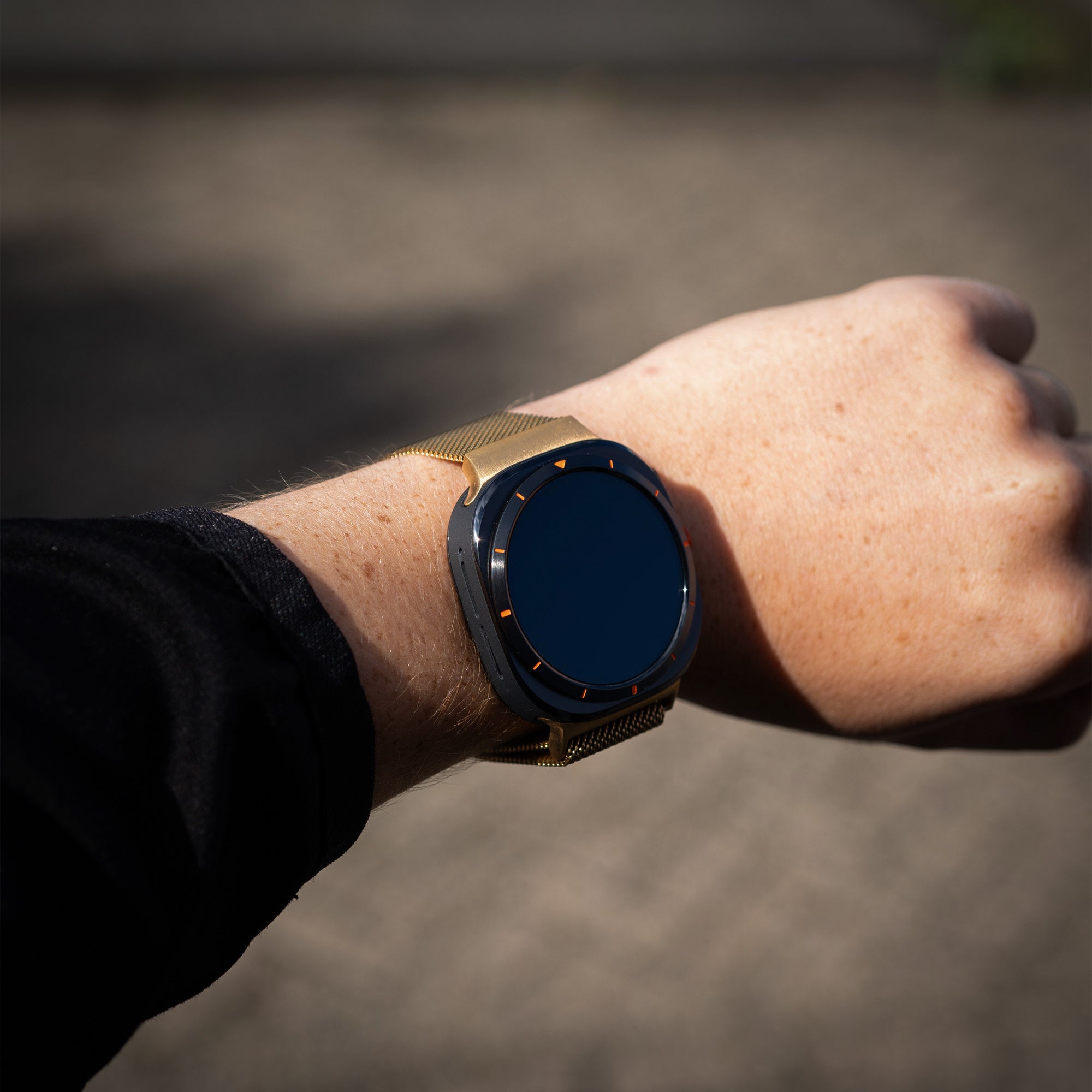 Samsung Galaxy Watch Ultra Milanese Armband (Gold)