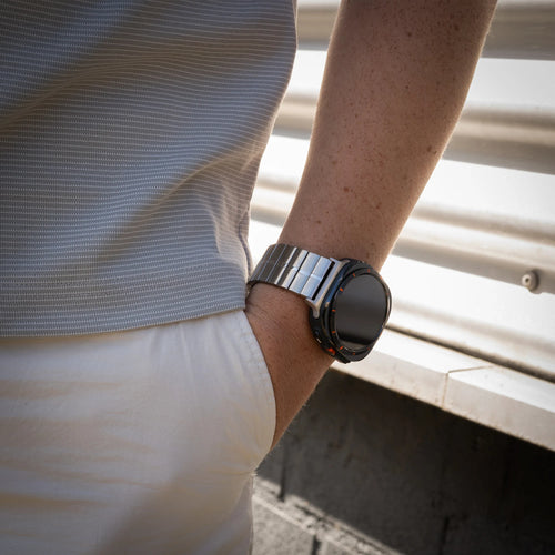 Samsung Galaxy Watch Ultra Luxus-Metallarmband (Silber)