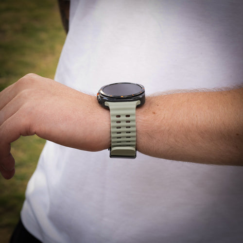 Samsung Galaxy Watch Ultra Ocean Armband (Grau-Grün)