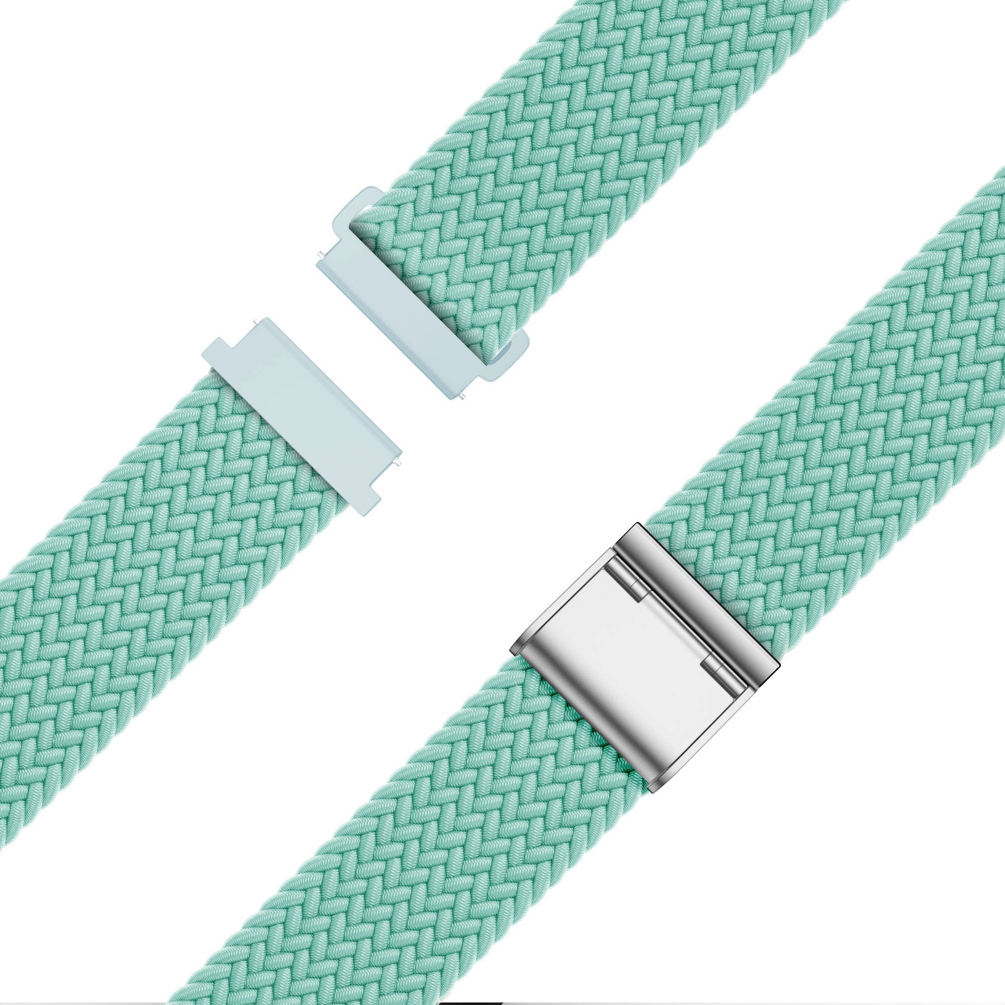 Bandz Garmin Vivomove Luxe Woven Nylon Strap (Turquoise)