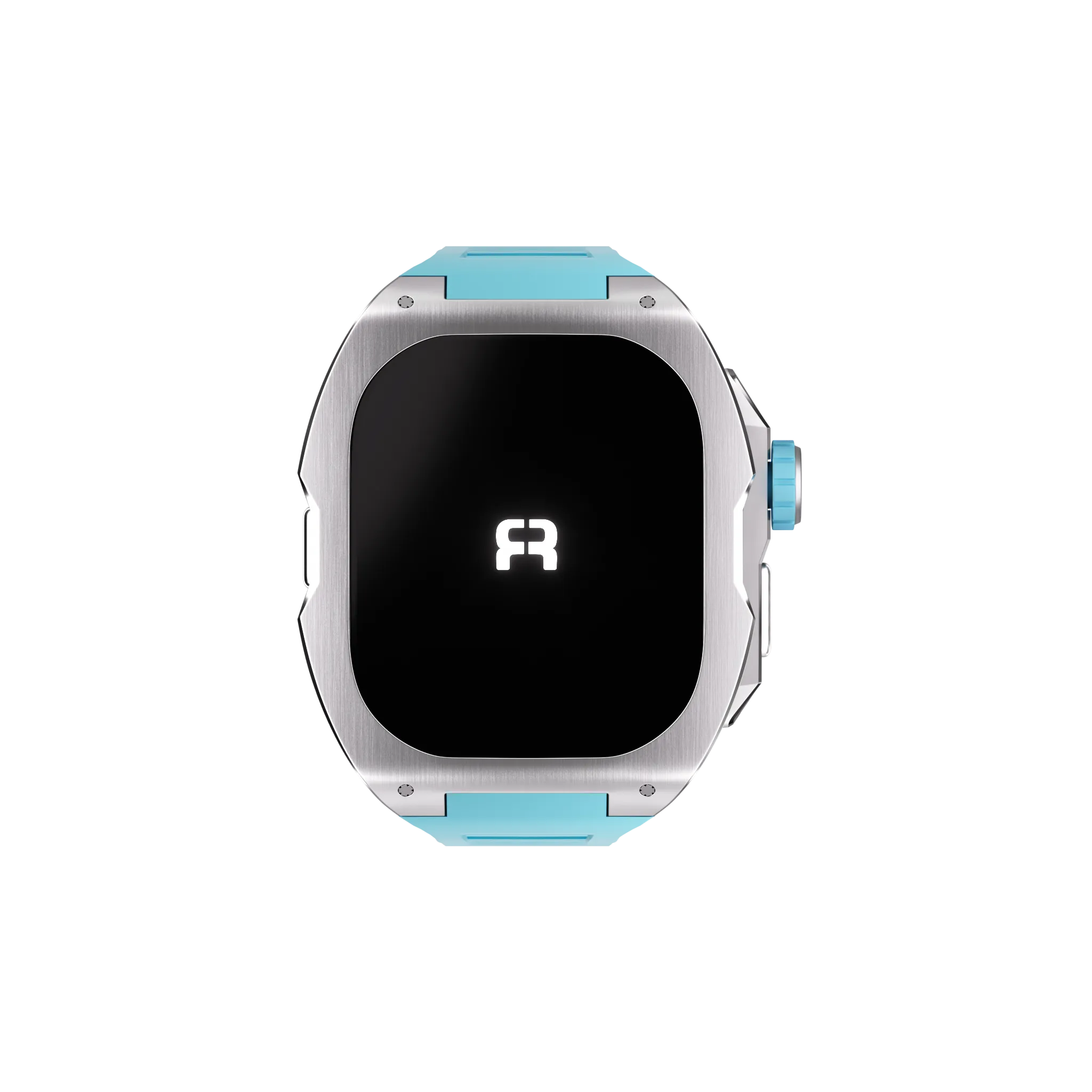 Reqior Apple Watch Ultra Hülle mit integriertem Gummi-Armband (Blau)