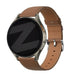 Bandz OnePlus Watch Leather Strap 'Easy Fit' (Brown)