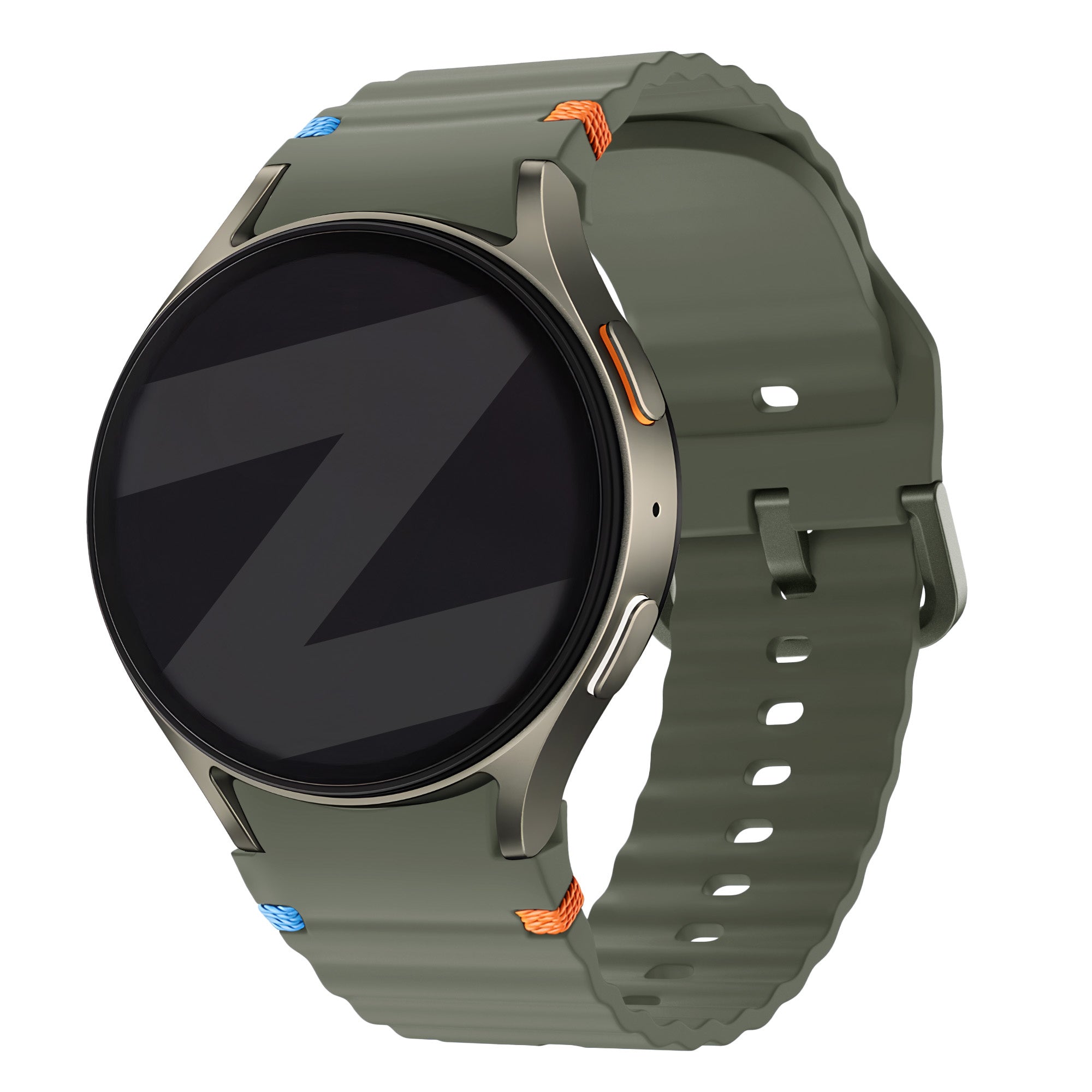 Bandz Samsung Galaxy Watch 4 40mm Wave-Armband 'Easy Fit' (Grün)