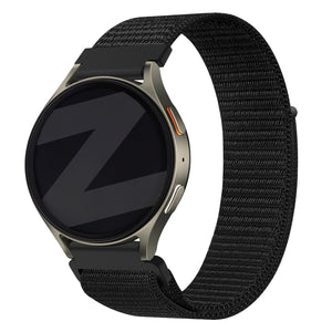Bandz Amazfit Balance 2 Nylonarmband 'Easy fit' (Schwarz)