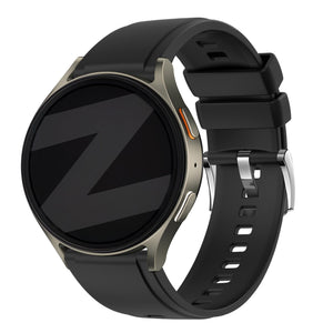 Bandz Huawei Watch 5 - 46mm Silicone Strap 'Easy Fit' (Black)