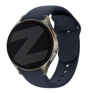 Bandz Samsung Galaxy Watch 7 - 44mm Sport Armband 'Easy Fit' (Dunkel Blau)