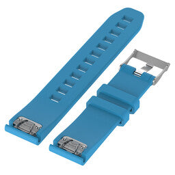 Garmin Instinct E - 40mm Glossy Silikonarmband (Hellblau)