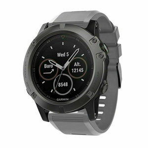 Garmin Tactix 8 - 51mm Silikonarmband (Grau)