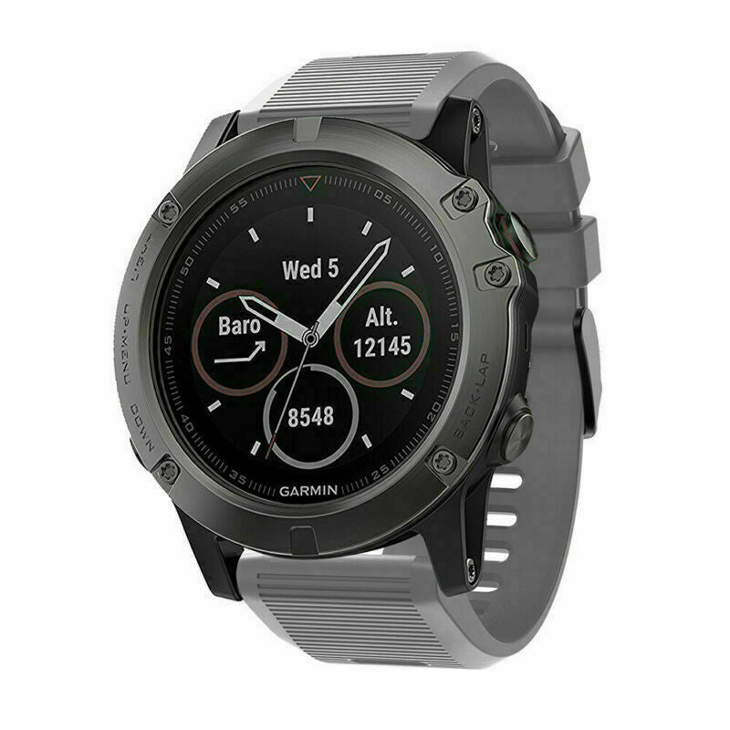 Garmin Fenix 8 Pro - 51mm Silicone Strap (Grey)