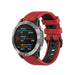 Garmin Enduro 1 / 2 / 3 Schnalle Sport Amrband (Rot/Schwarz)