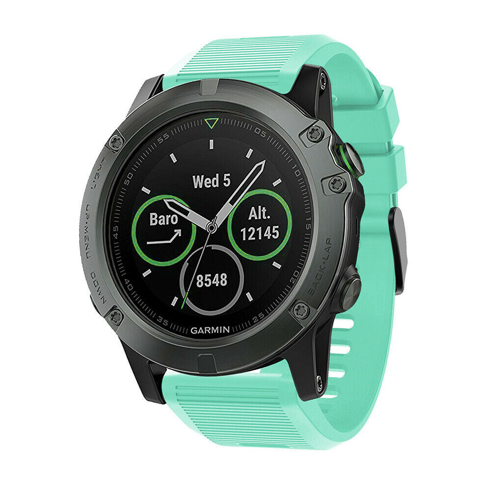 Garmin Fenix 8 Pro - 51mm Silikonarmband (Türkis)