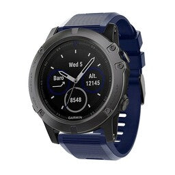 Garmin Instinct 3 - 50mm Silikonarmband (Dunkelblau)