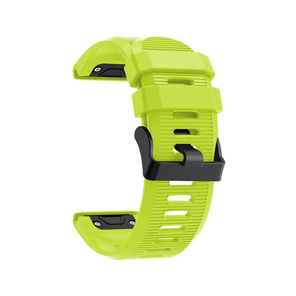 Garmin Quatix 8 - 51mm Silikonarmband (Hell Grün)
