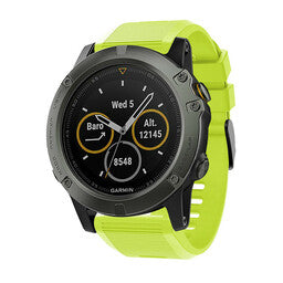 Garmin Instinct 3 - 50mm Silikonarmband (Hellgrün)