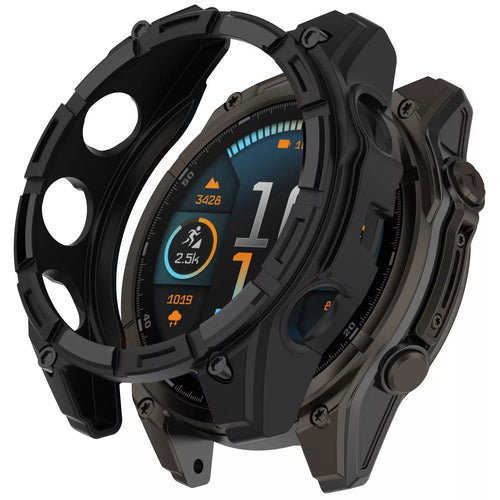 Garmin Fenix 8 - 47mm AMOLED robustes TPU Hülle (Schwarz)