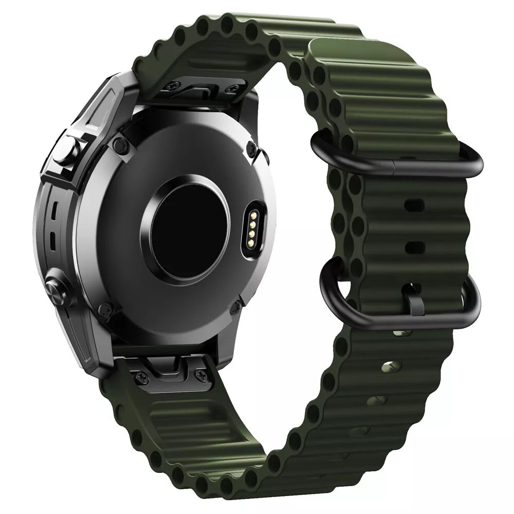 Garmin Fenix 8 Pro - 47mm Ocean Strap (Army Green)