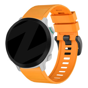 Bandz Garmin Quatix 8 - 47mm Silikonarmband mit Schnalle (Orange)