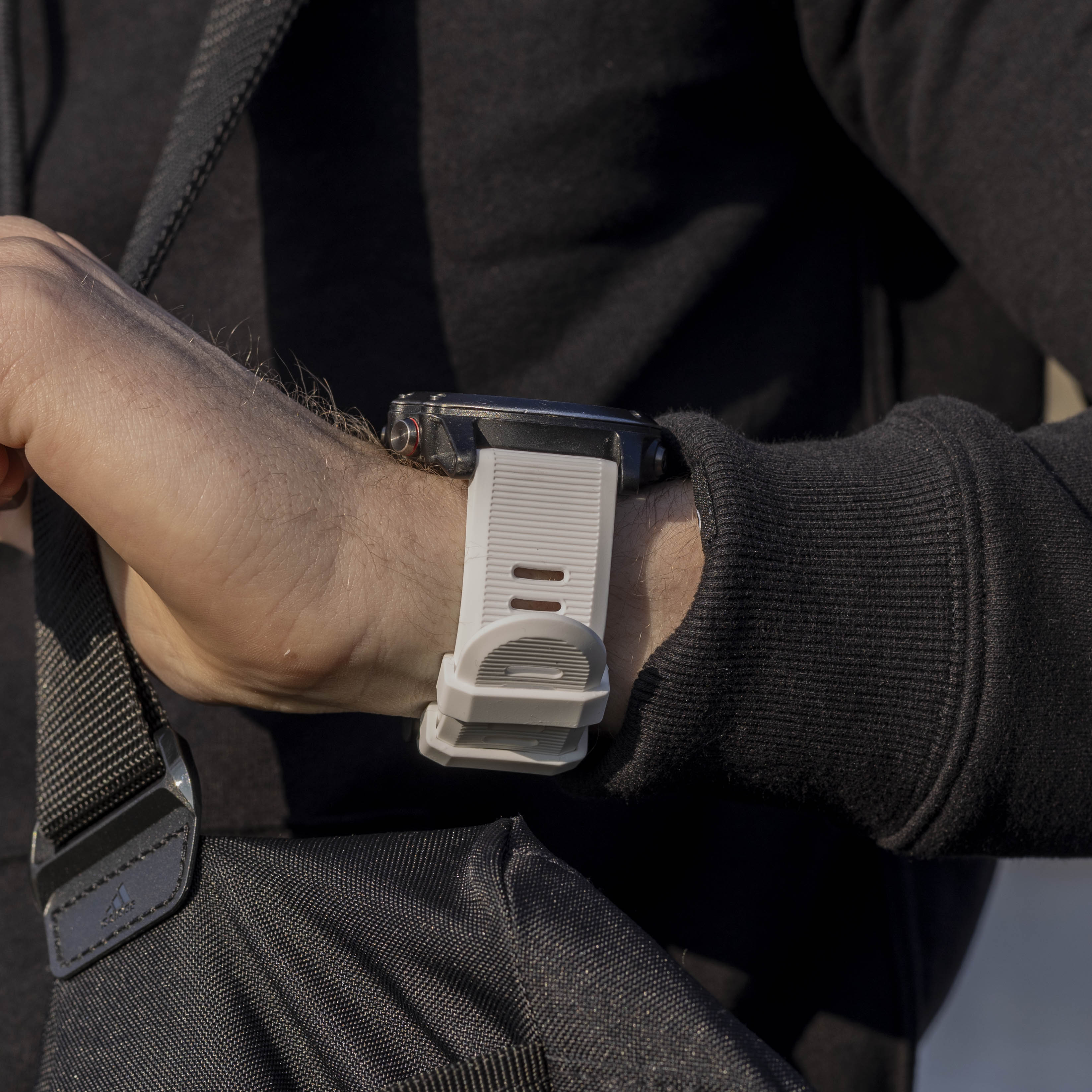 Garmin Fenix 7x Silikonarmband (Weiß)