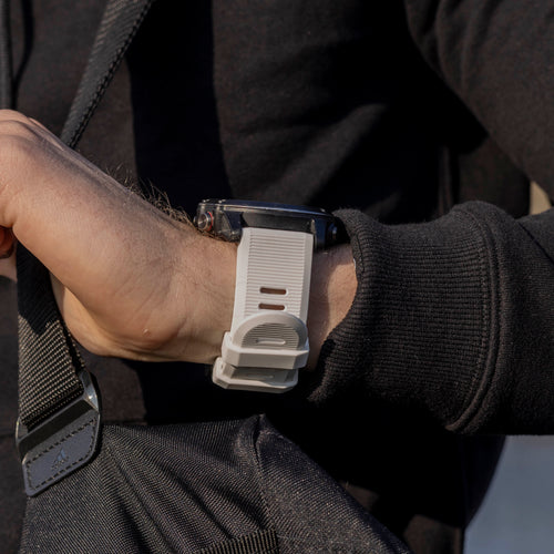 Garmin Fenix ​​5x/6x Silikonarmband (Weiß)