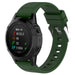 Garmin Quatix 8 - 47mm Glänzendes Silikonarmband (Armee Grün)