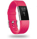 Fitbit Charge 2 Diamant Silikonarmband (Pink)