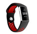 Fitbit Charge 3 Sportarmband (Schwarz Rot)