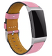 Fitbit Charge 3 Lederarmband (Rosa)