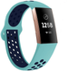 Fitbit Charge 4 Sportarmband (Aqua/Dunkelblau)